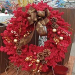 Red-Flocked Wreath
